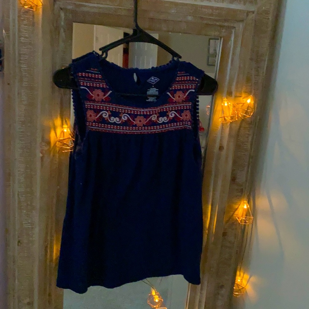 Navy blue shirt